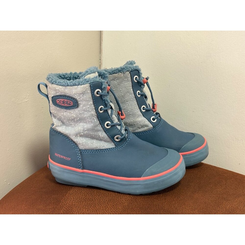 KEEN ELSA WATERPROOF FAUX SHEARLING DUCK WINTER SNOW BOOTS INFANT GIRLS SIZE 11